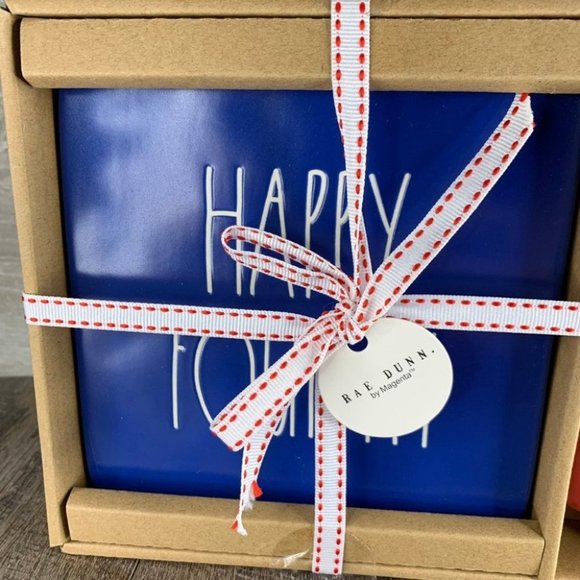 Rae Dunn Happy Fourth Cheese Tray - Picture 3 of 5